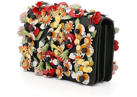 prada crossbody bag garden floral multicolored|Prada Crossbody Bag Garden Floral Multicolored .